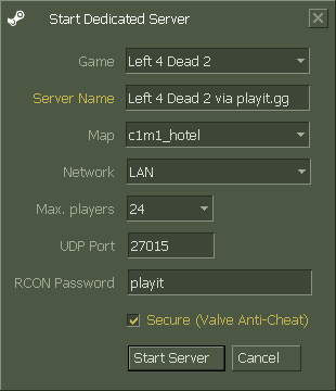 L4D2 Server Config