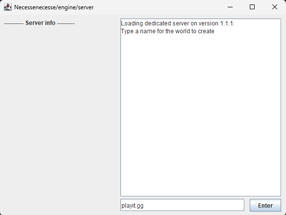 Necesse server config, 1
