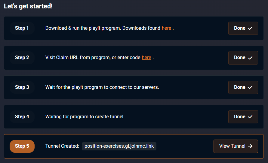 Installing Playit Companion